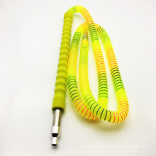 1.8m Yellow Acrylic Hookah Shisha Hose with Glass Mouthpiece (ES-HH-011-1)